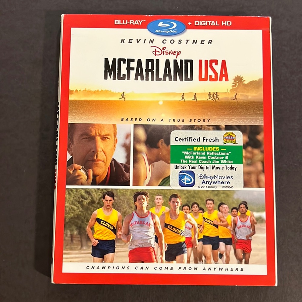 4 for $12 McFarland USA Blu-ray